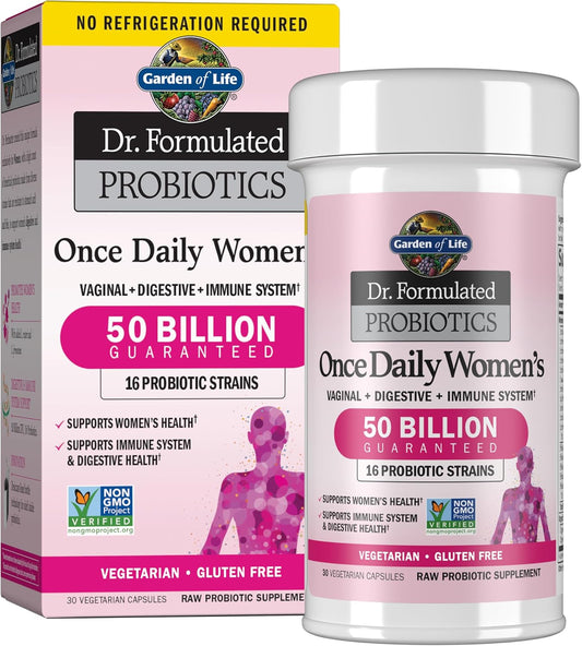 Garden of Life Dr. Formulated Probiotics for Women 50 Billion CFU 16 Strains Capsules 30 Count