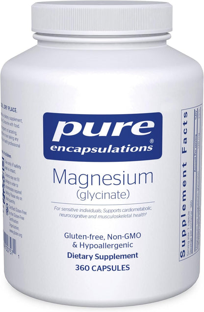 Pure Encapsulations Magnesium Glycinate Capsules 360 Count