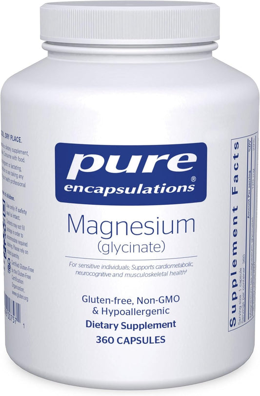 Pure Encapsulations Magnesium Glycinate Capsules 360 Count