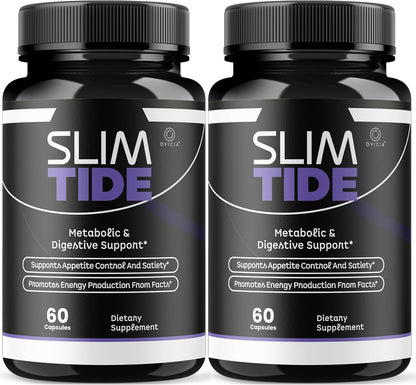 Slim Tide Advanced Weight Management Supplement Capsules 2 Pack 120 Count