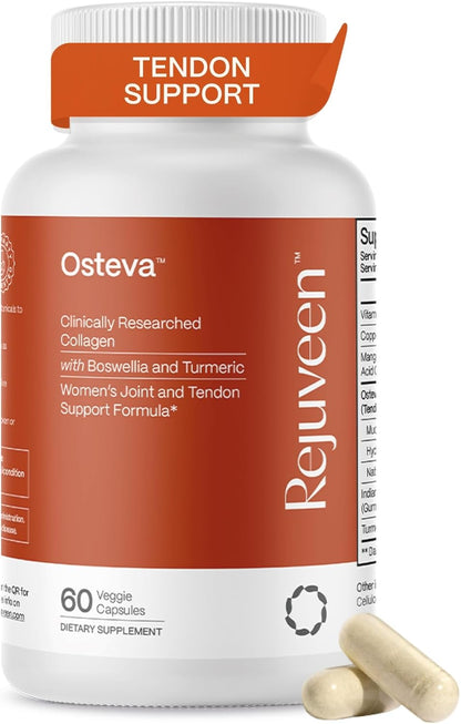 Osteva Joint Support Collagen Turmeric Boswellia Capsules 60 Count