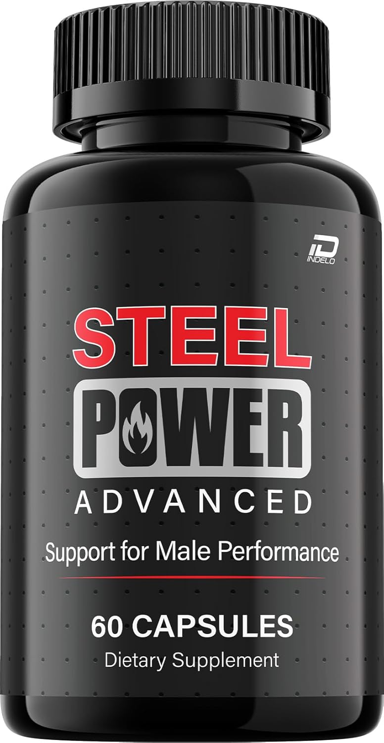 Steel Power Capsules for Men Daily Supplement 60 Capsules