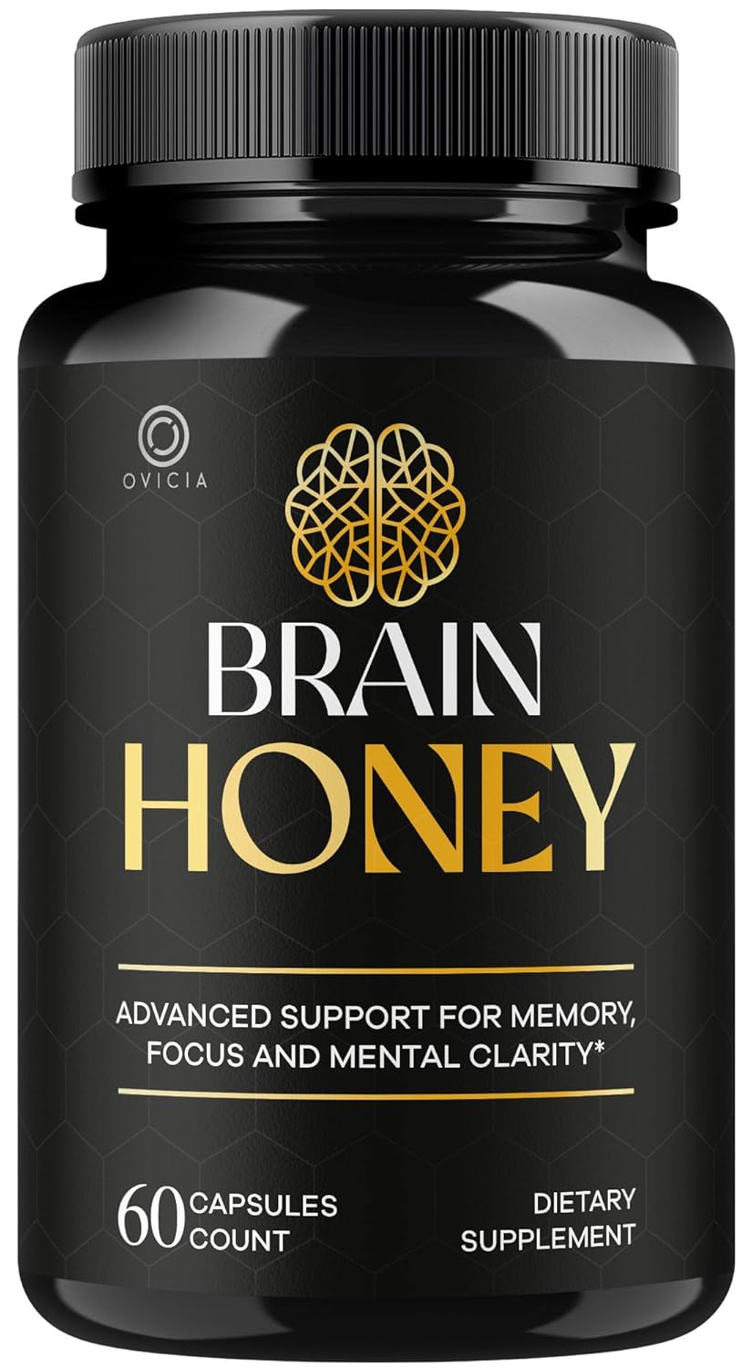 Brain Honey Capsules – Dietary Supplement for Daily Wellness, 60 Count
