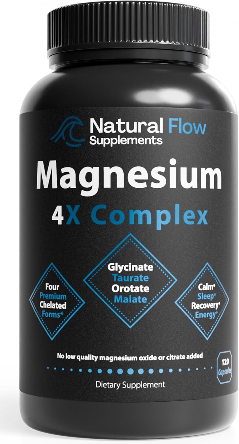 Natural Flow Magnesium Complex Capsules  120 Count