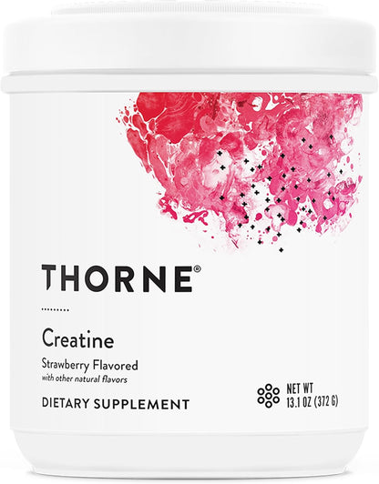 THORNE Micronized Creatine Monohydrate Powder Strawberry 60 Servings