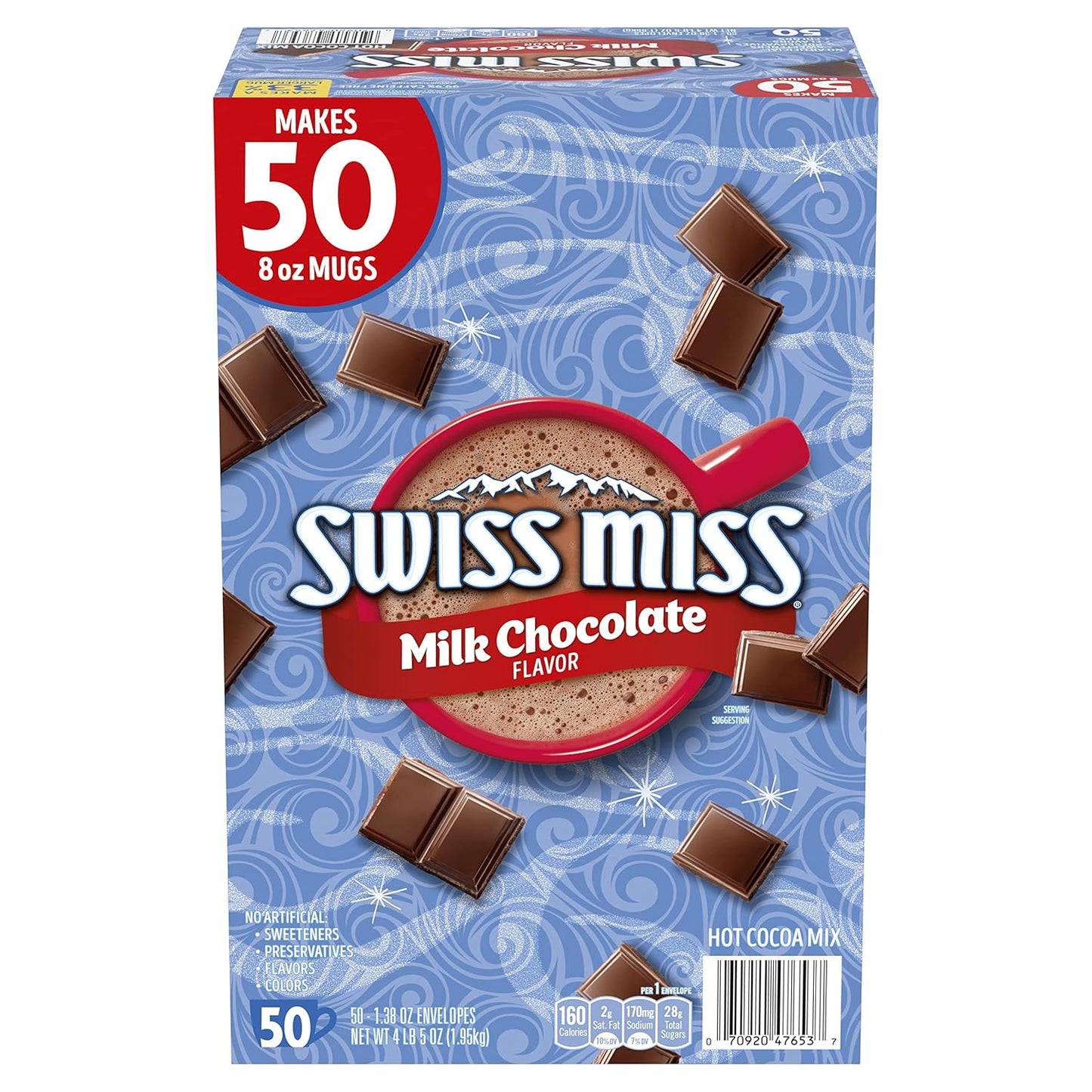 Swiss Miss Milk Chocolate Hot Cocoa Mix 50 Count
