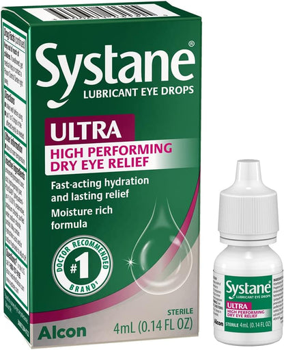 Systane Ultra Lubricant Eye Drops 0.14 fl oz Bottle