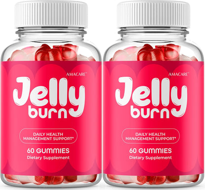 Jelly Burn Gummies 2-Pack – Vitamin Supplement Gummies, 120 Count