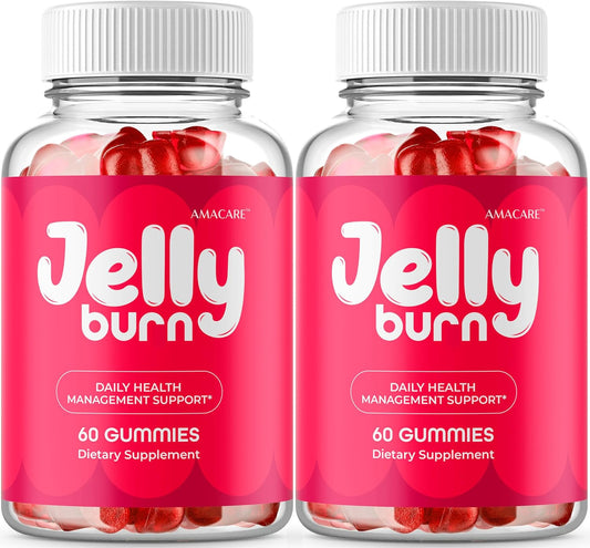 Jelly Burn Gummies 2-Pack – Vitamin Supplement Gummies, 120 Count