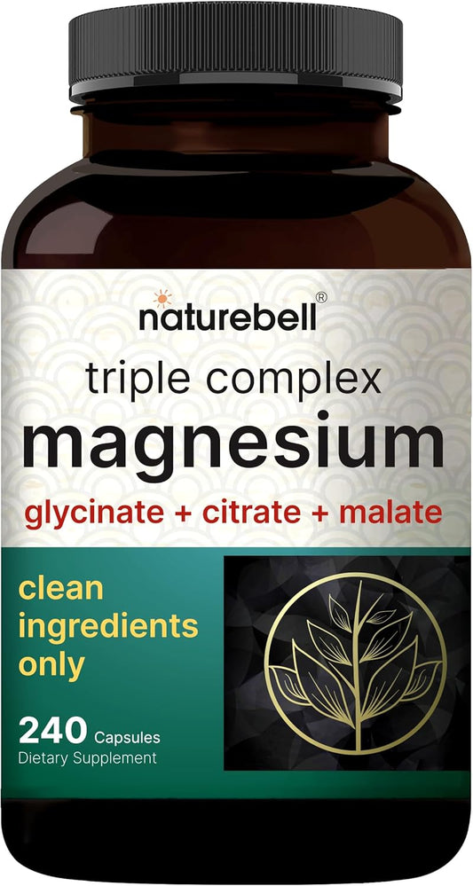 Magnesium Complex Glycinate Citrate Malate 1000 mg Capsules 240 Count
