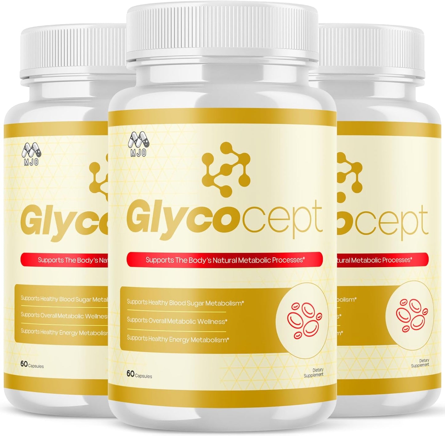Glycocept Capsules Multivitamin Supplement 3 Pack 180 Capsules