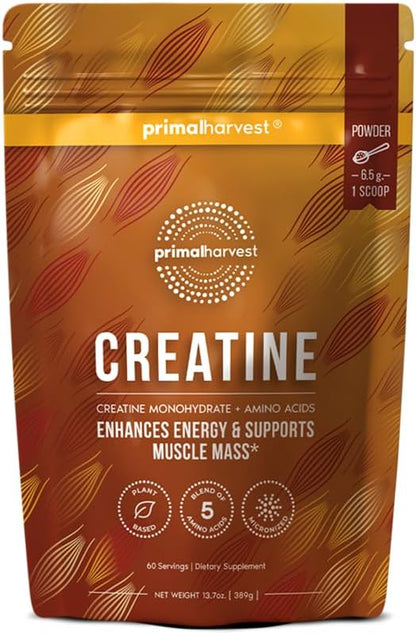 Primal Harvest Creatine Powder Dietary Supplement 1 Container