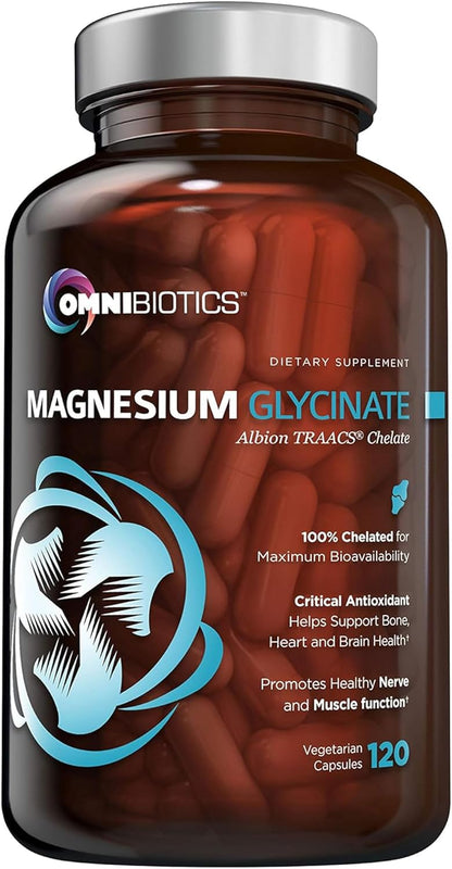 Magnesium Glycinate Capsules Dietary Supplement