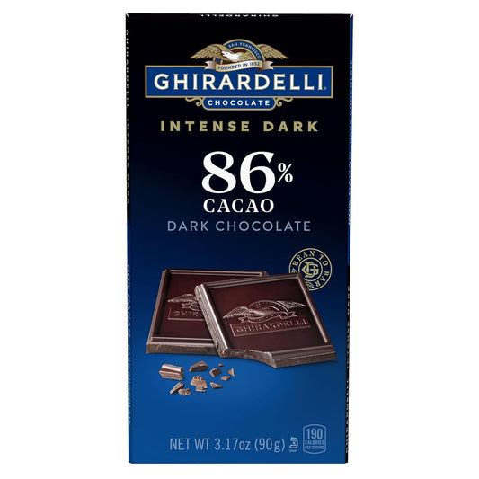 Ghirardelli Premium Dark Chocolate Bar 86% Cacao 3.17 oz