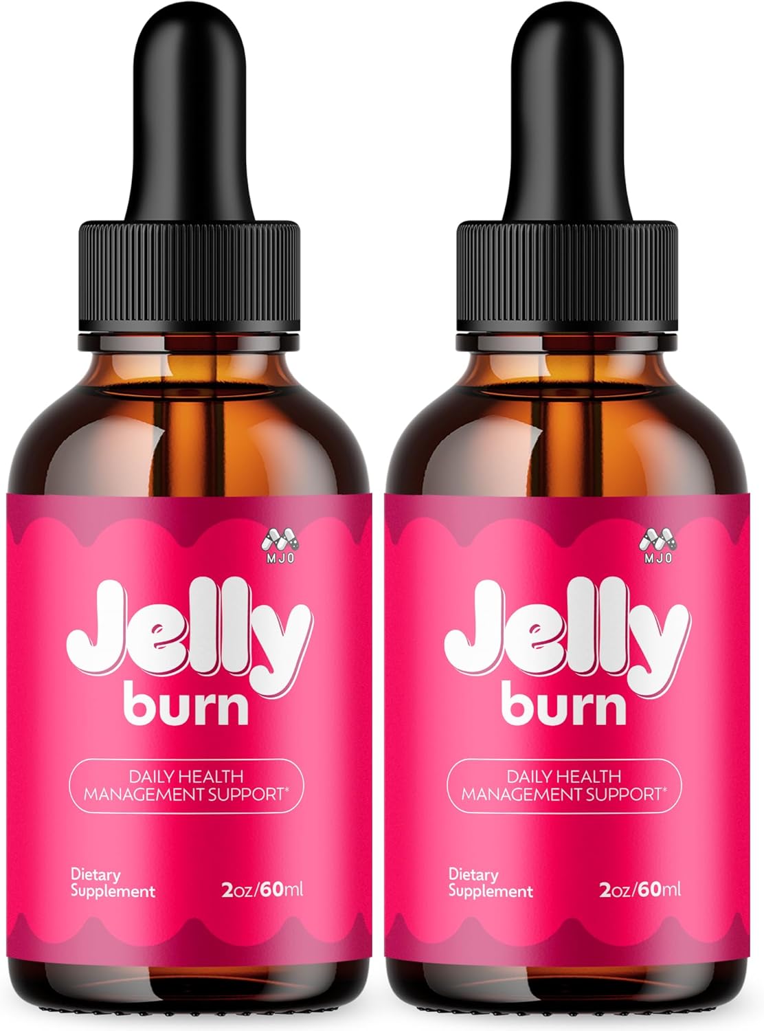 Jelly Burn Liquid Drops Supplement – 2 Pack, 60 Servings