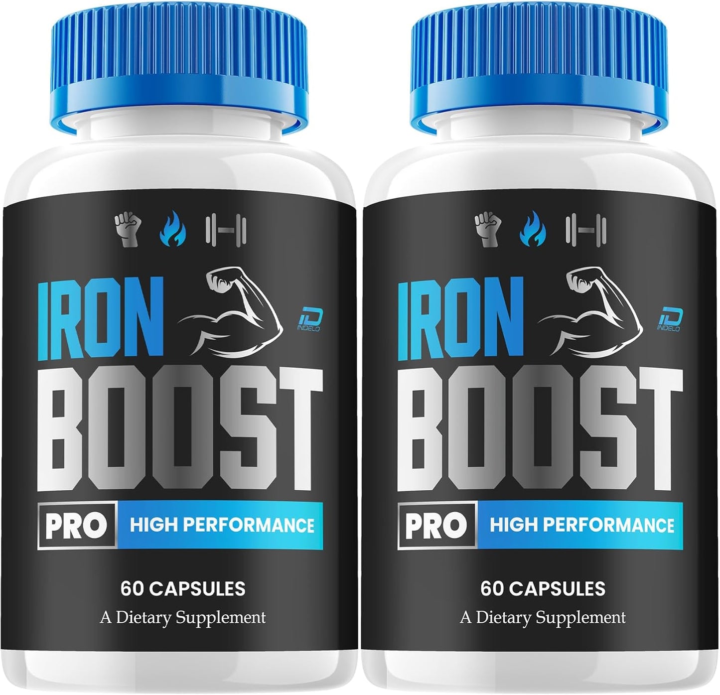 Iron Boost Pro Capsules Health Support Supplement 2 Pack 120 Capsules