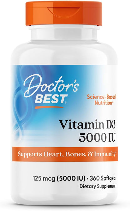 Doctor’s Best Vitamin D3 (360 Softgels)