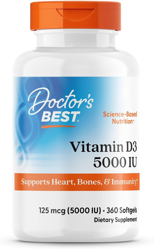 Doctor’s Best Vitamin D3 (360 Softgels)