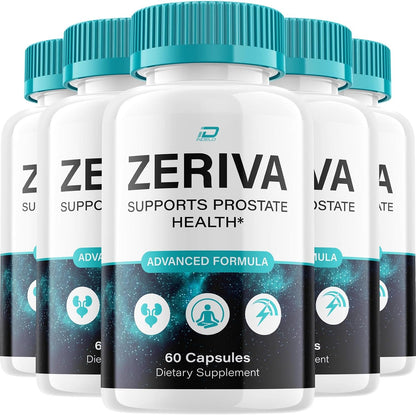 Zeriva Advanced Formula Dietary Supplement Capsules 300 Capsules 5 Pack
