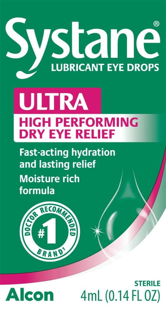 Systane Ultra Lubricant Eye Drops 0.14 fl oz Bottle