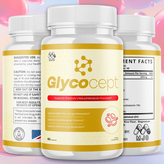 Glycocept Capsules Multivitamin Supplement 3 Pack 180 Capsules