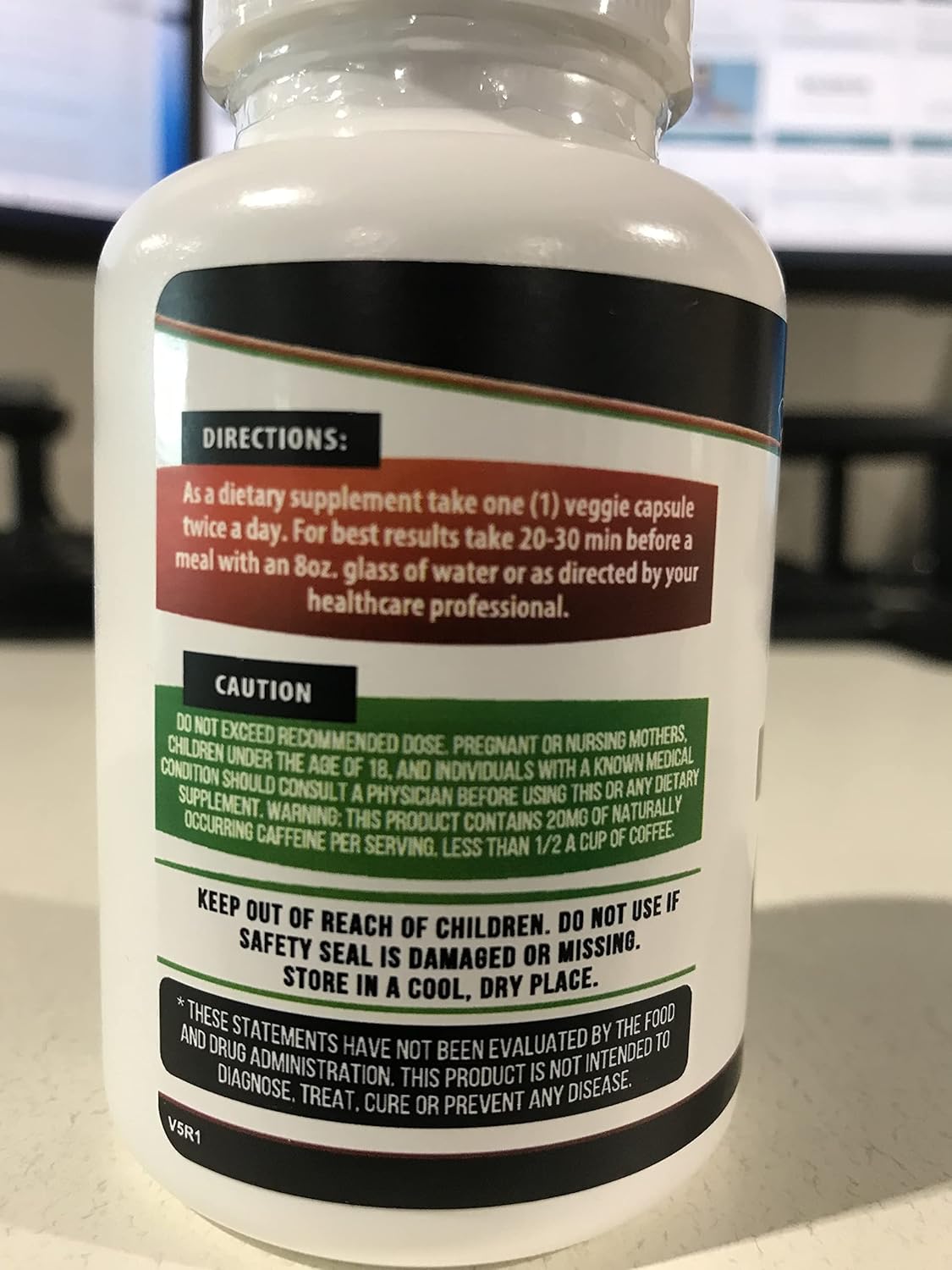 Kaya Naturals Green Coffee Bean Extract Non-GMO Gluten-Free 30 Count