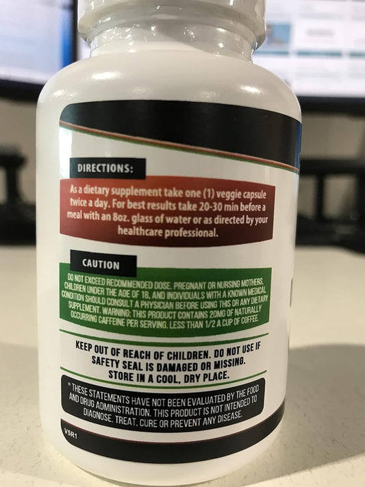 Kaya Naturals Green Coffee Bean Extract Non-GMO Gluten-Free 30 Count