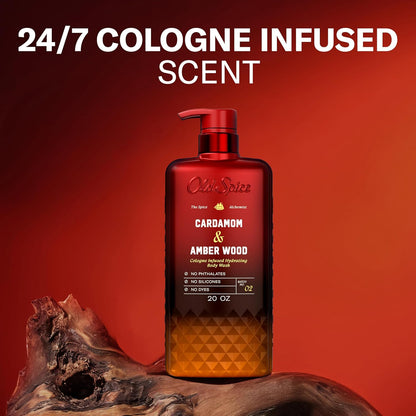 Old Spice Body Wash Cardamom Amber Wood Spice Alchemist 20 oz