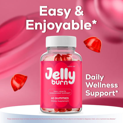 Jelly Burn Gummies 2-Pack – Vitamin Supplement Gummies, 120 Count