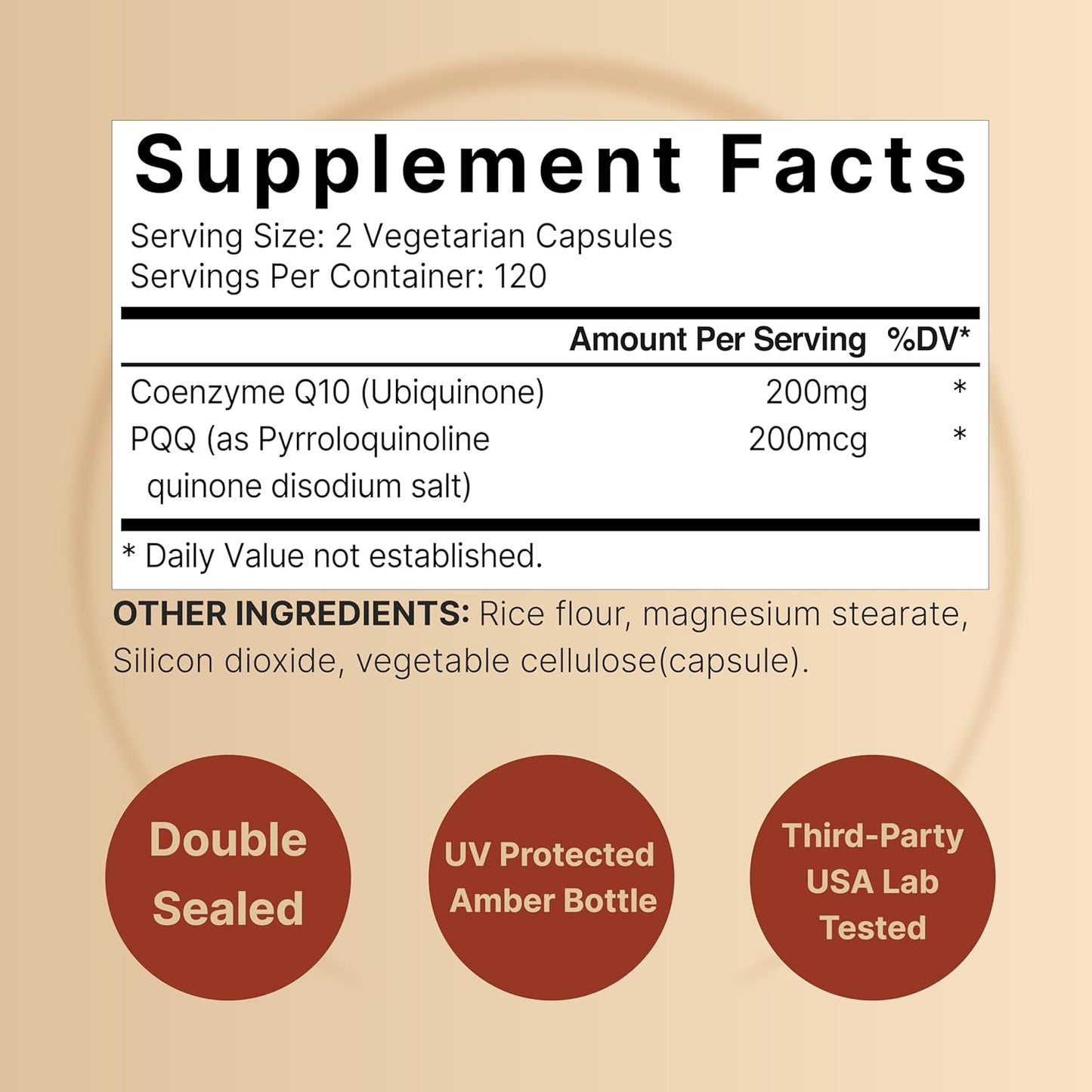 NatureBell CoQ10 200 mg with PQQ Veggie Capsules – High Absorption Formula, 240 Count