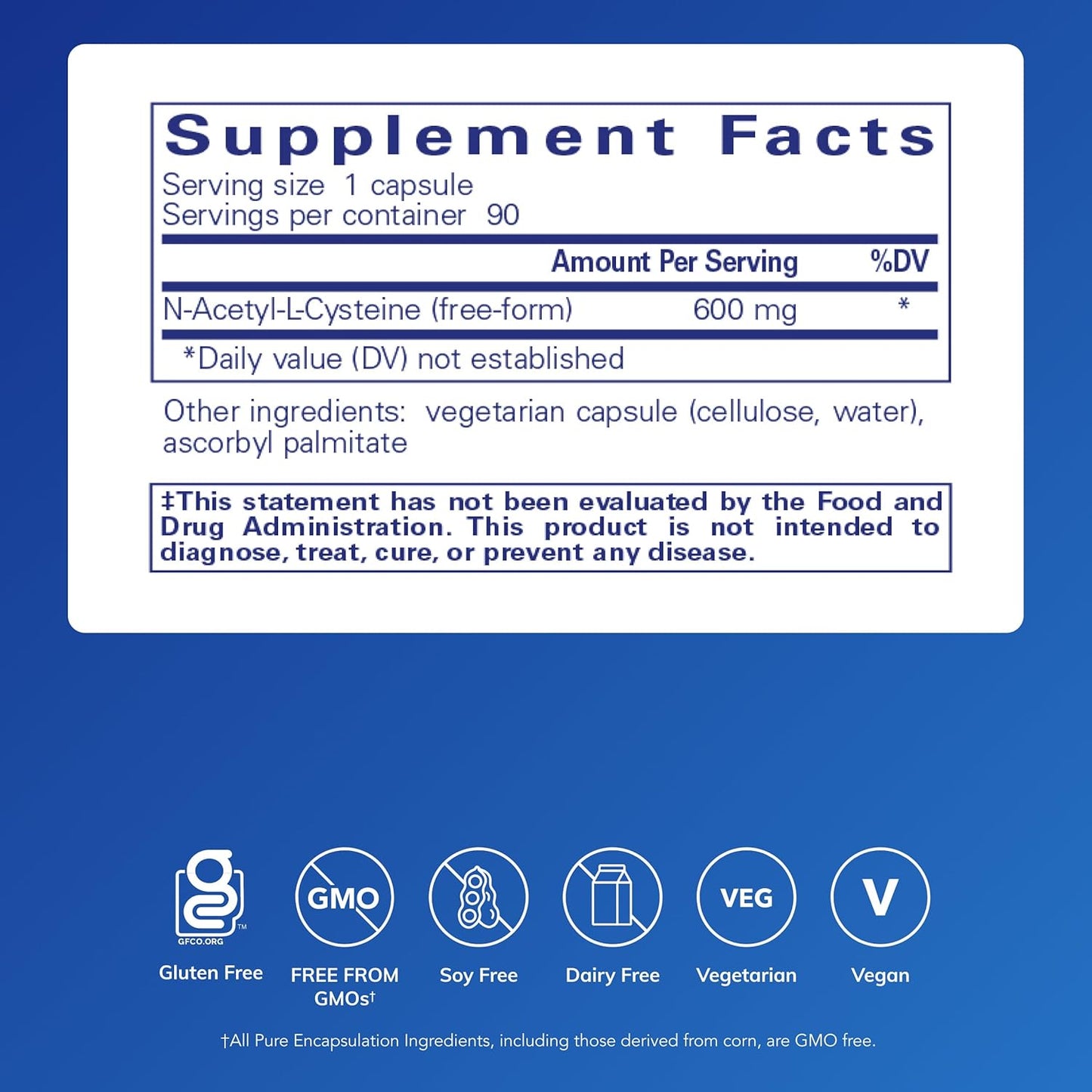Pure Encapsulations NAC (90 Capsules)