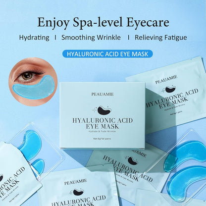 PEAUAMIE Hyaluronic Acid Under Eye Patches 30 Pairs