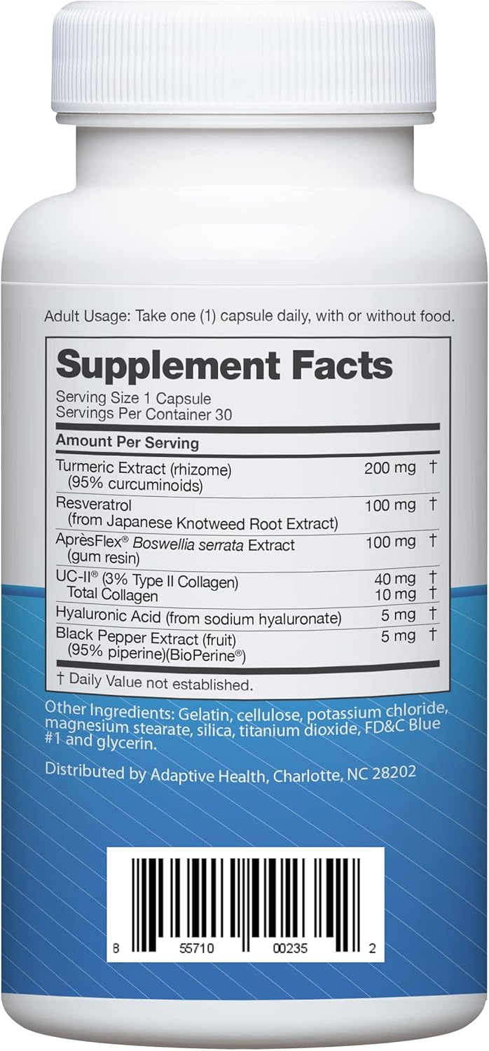 Instaflex Advanced Joint Support Supplement Capsules with UC-II Collagen 60 Count