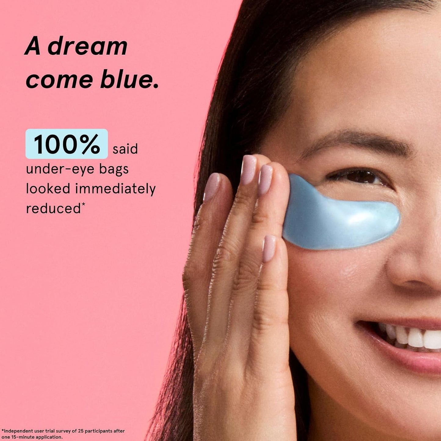 grace & stella Blue Gel Under Eye Masks for Dark Circles & Puffy Eyes 24 Pairs