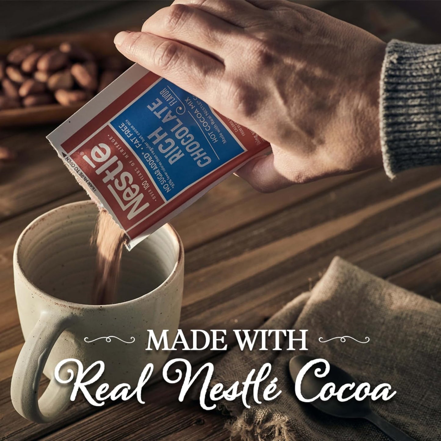 Nestlé Hot Chocolate Mix Packets No Sugar Added Fat Free 30 Count