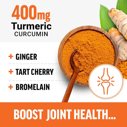 Force Factor Better Turmeric 400 mg with Black Pepper Ginger Soft Chews 60 Count