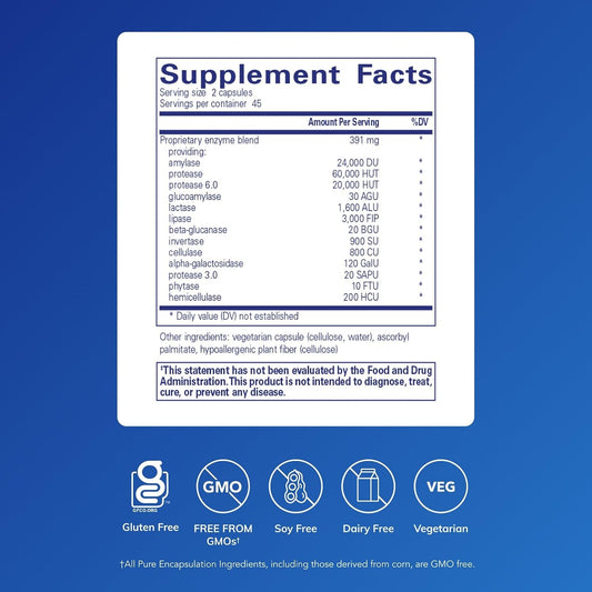 Pure Encapsulations Digestive Enzymes Ultra (90 Count)