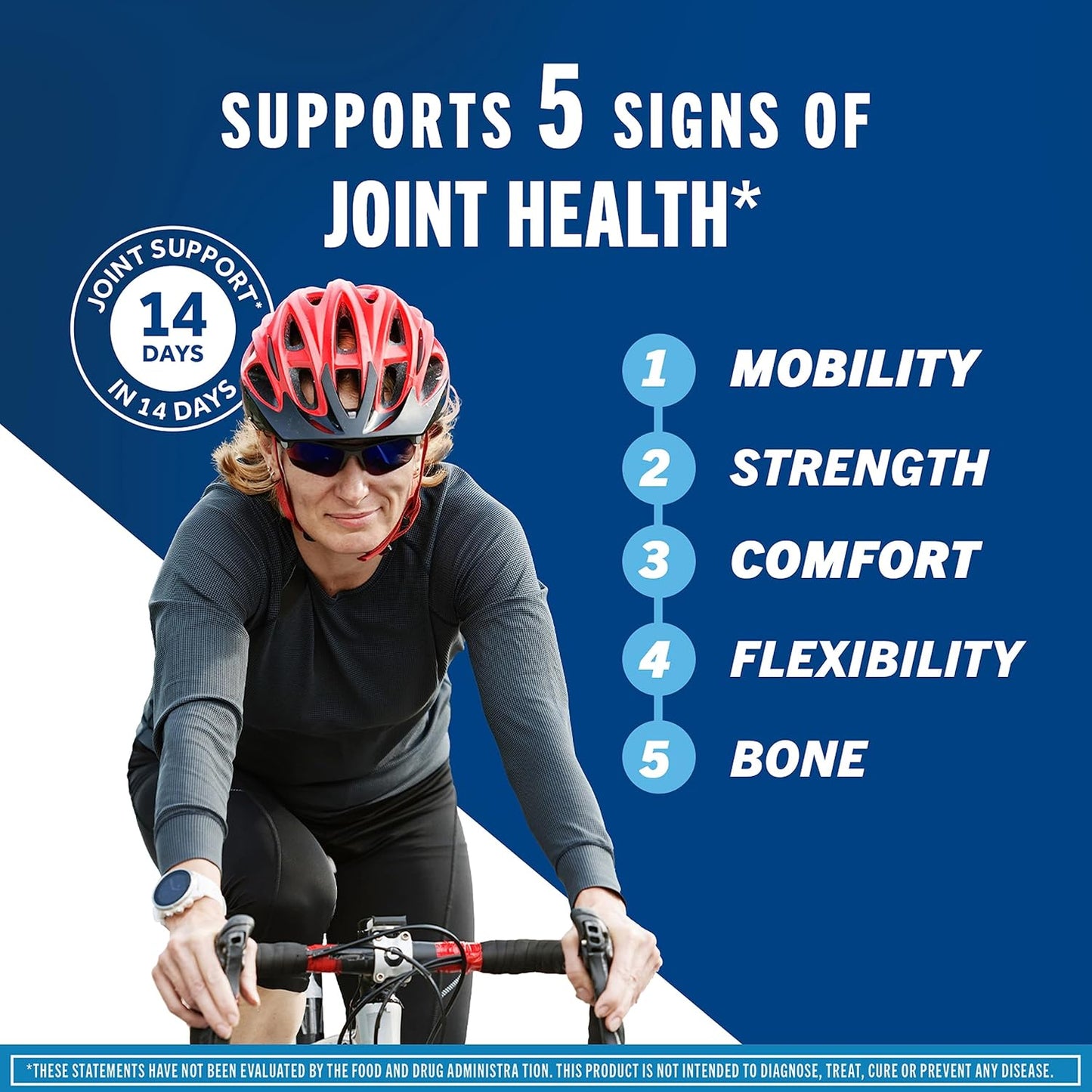 Move Free Advanced Glucosamine Chondroitin MSM + Vitamin D3 – Joint Support Supplement, 120 Tablets