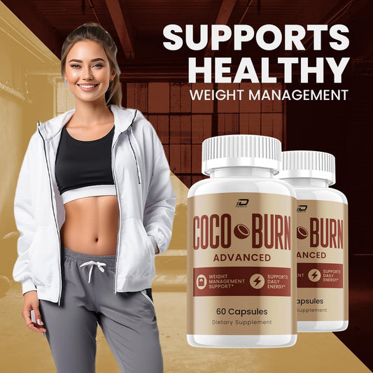 Indelo Coco Burn Advanced Formula Dietary Supplement Capsules 180 Capsules 3 Pack