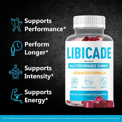 Libicade Supplement Gummies 180 Gummies (3 Pack)