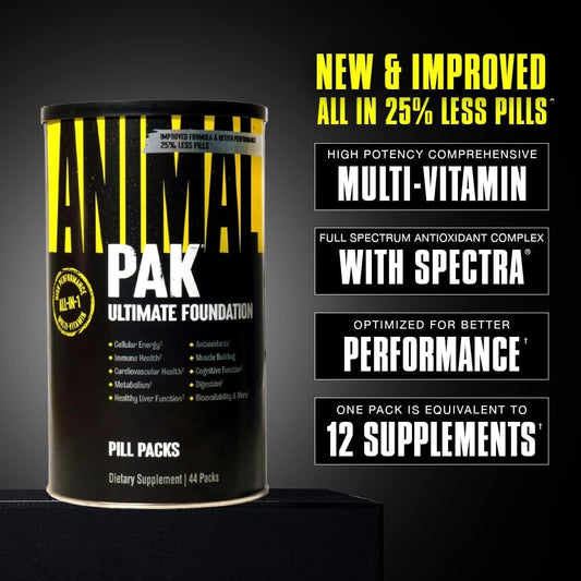 Animal Pak All-in-One Multivitamin & Supplement Pack 44 Count