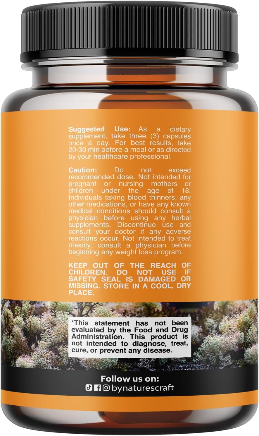 Irish Sea Moss Capsules Bladderwrack Burdock Root Blend 30 Count