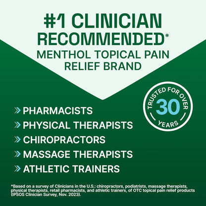 Biofreeze Menthol Cooling Gel 32 fl oz – Topical Menthol Gel for Muscle & Joint Care