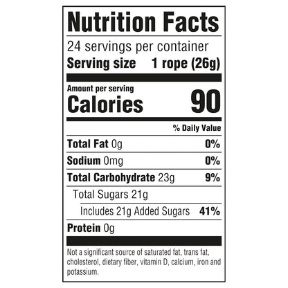 NERDS Rope Rainbow Candy 0.92 oz 24 Pack