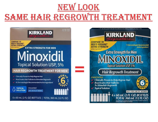 Kirkland Minoxidil 5% Topical Solution for Men 12 fl oz 6 Month Supply