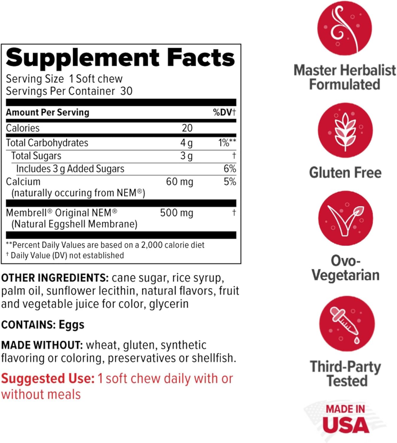 Redd Remedies Joint Health Original Black Cherry Soft Chews 30 Count