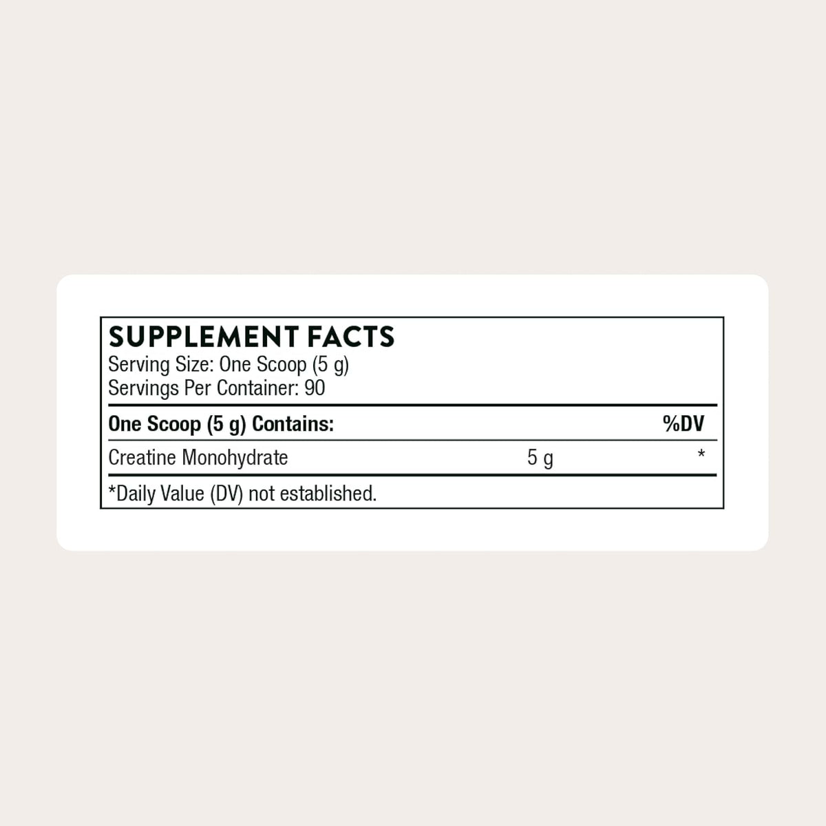 THORNE Micronized Creatine Monohydrate Powder Unflavored 90 Servings