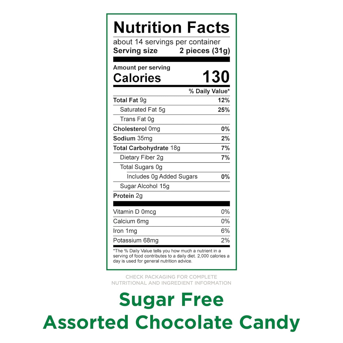 Russell Stover Sugar Free Assorted Chocolate Candy 15.7 oz