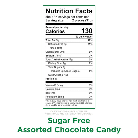 Russell Stover Sugar Free Assorted Chocolate Candy 15.7 oz