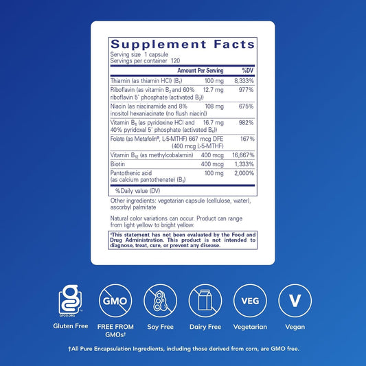Pure Encapsulations B-Complex Plus (120 Capsules)